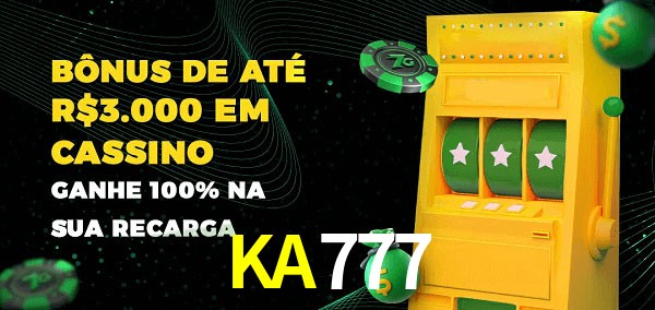 KA777 melhor bônus de depósito